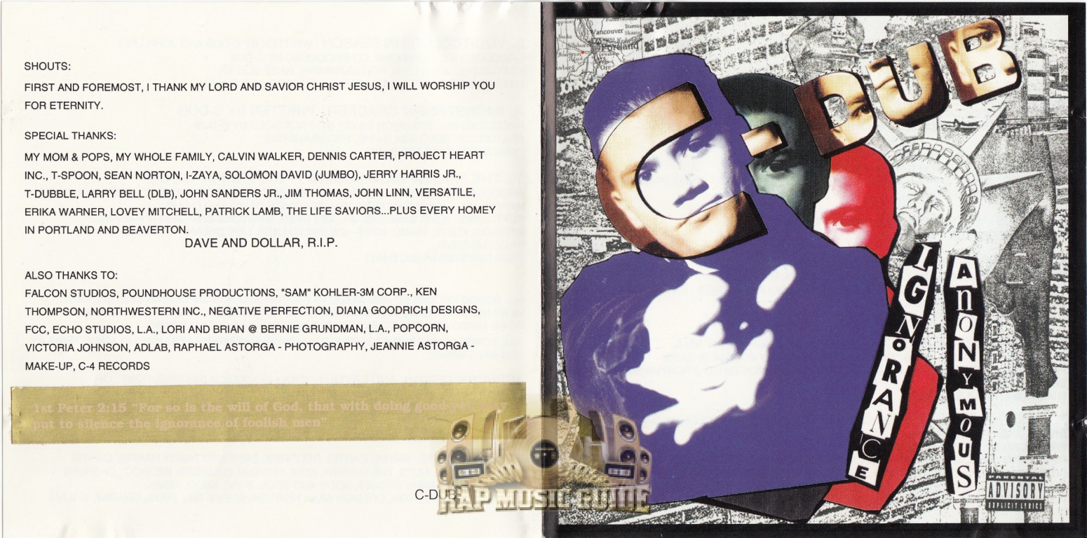 C-DUB/IGNORANCE ANONYMOUS/G-RAP